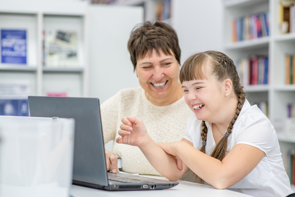 girl smiling after got eligible for the NDIS